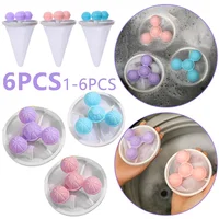 Laundry Ball Mesh Filter Bag Washing Machine Hair Removal Device Floating Pet Fur Catcher Laundry Hair Removal Cleaning Mesh Bag 1