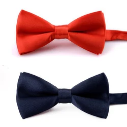 Boy New Good Quality Bowtie For Men Banquet Wedding Party Kids Adjustable bow tie Butterfly Knot Black Red White Mens Bowties