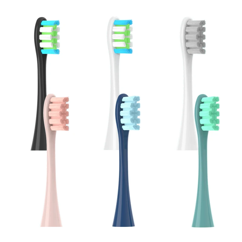 Toothbrush Heads 6pcs Replacement Heads for Oclean Flow/X/ X PRO/ Z1/ F1/ One/ Air 2 /SE Soft DuPont Sonic Vacuum Bristle
