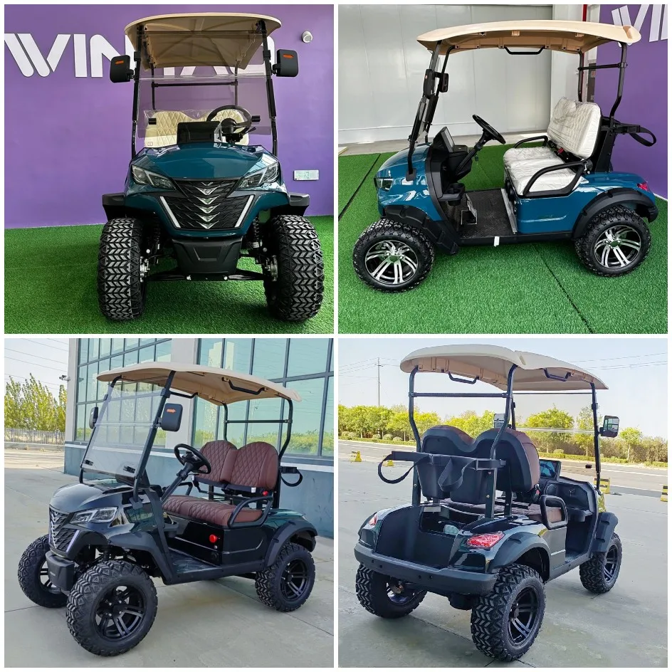 Description Picture 5 of itemNew Style 2025 Brand Design 2 Seat Sightseeing Bus Club Cart 48/72V   Electric Golf Buggy Hunting Cart with CE