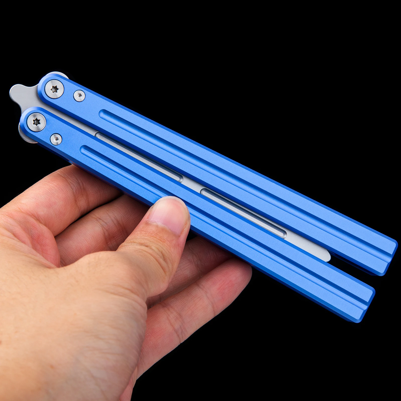 Aluminum Alloy Butterfly Trainer Beginner Training Tool Bbearing System Outdoor Portable EDC
