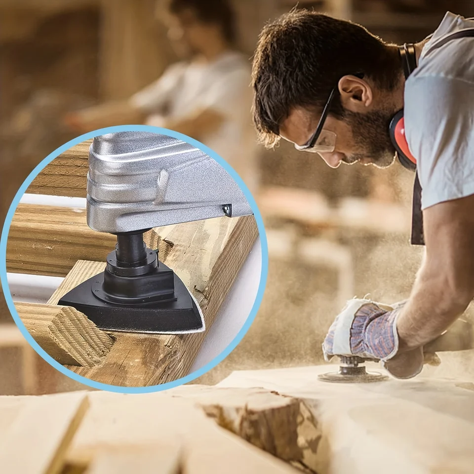 Oscillating Tool Sanding Pads Kit - Includes 6 Finger And 100 Multitool