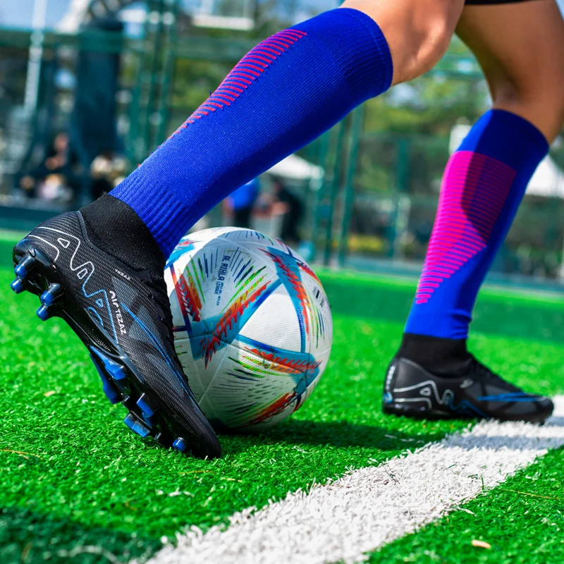 Soccer Shoes TF/FG Breathable Outdoor Sports Grass Outsole Non-Slip Teenagers Unisex Size 35-45 football shoes