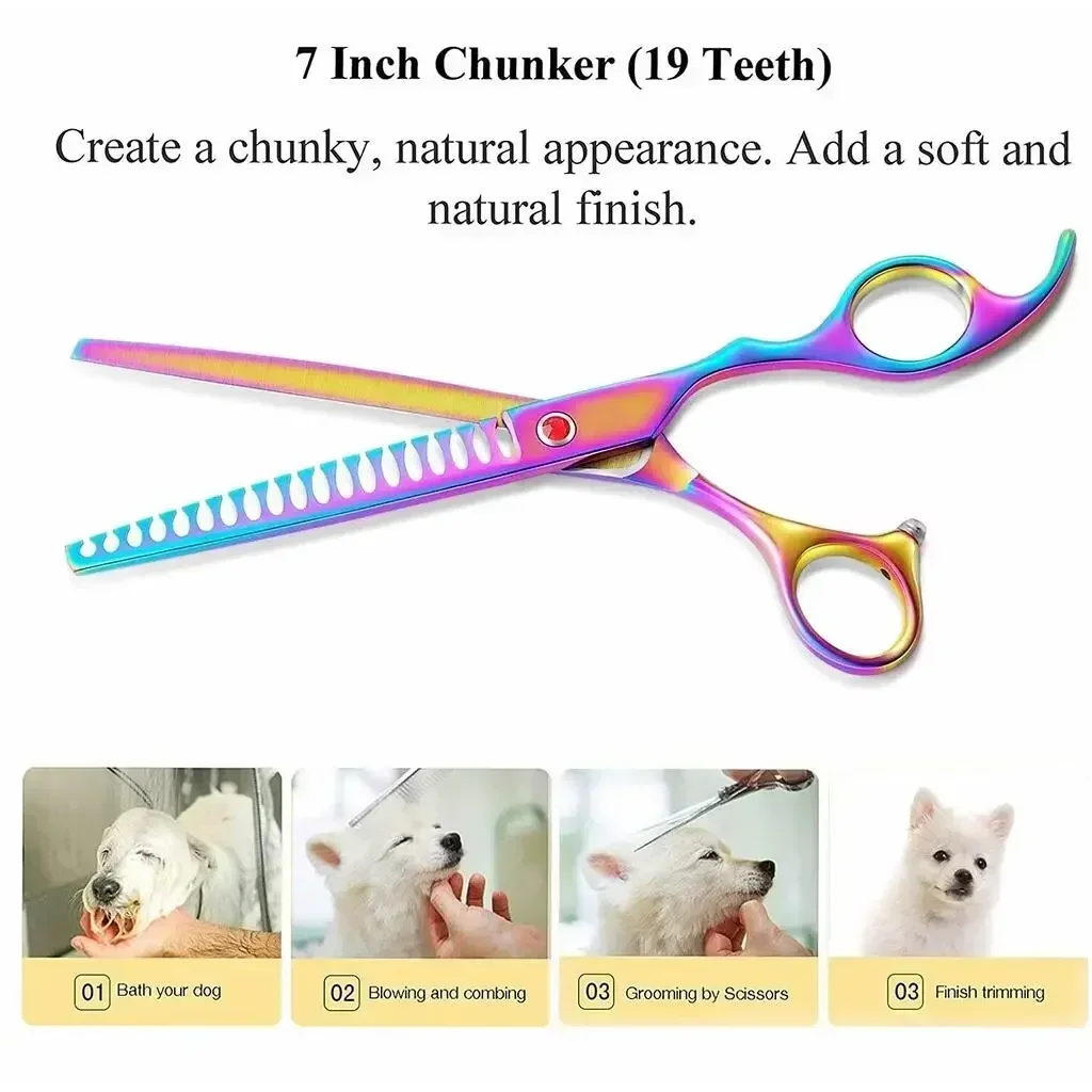 

Thinning Hair Cat Scissors Pet Rounded 1 For 7 And 6 Grooming Dog Inch in Professional