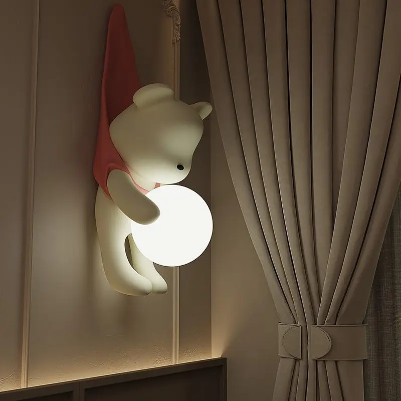 Bear Baby Wall Light 3
