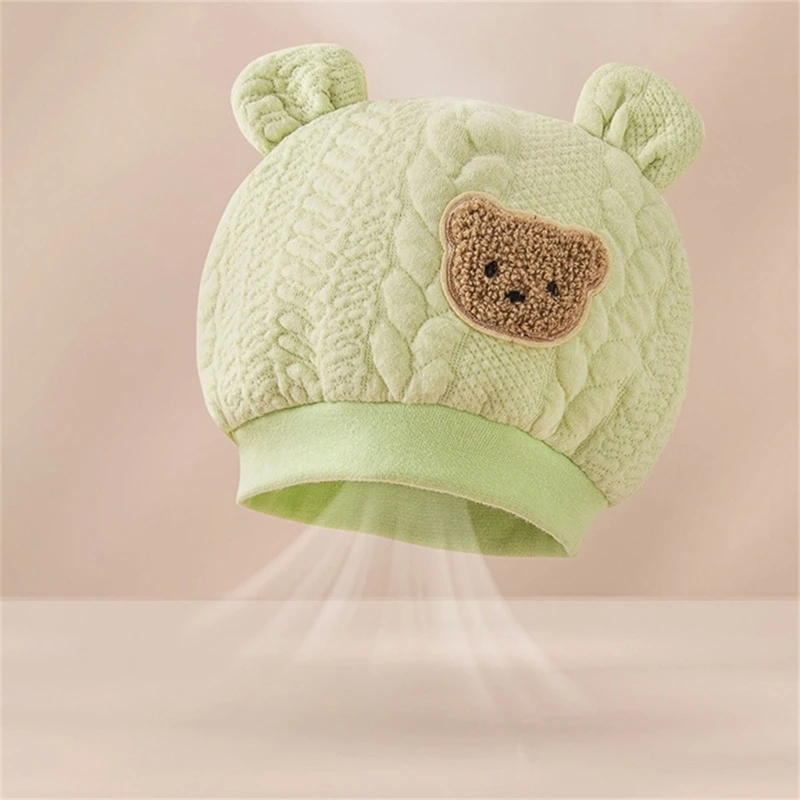 

Стильная женская тёплая шляпа для мальчиков и девочек 0-3 лет, мягкие дышащие Фетальные шляпы для дома и улицы