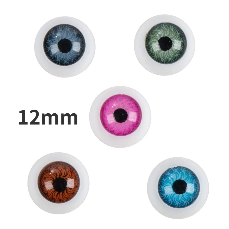 Glass Eyes Blue With Brown Spots Glass Eye Pair Eyes for Crafts and Dolls  Round Pupil Eyes Critter Eyes Fantasy Eyes One Pair 