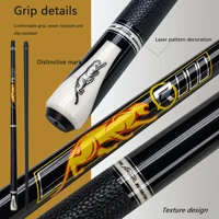 Professional Maple Billiard Cue American Pool Stick for Bar Pool Tables Easy Assembly Slip Resistant and Durable Design