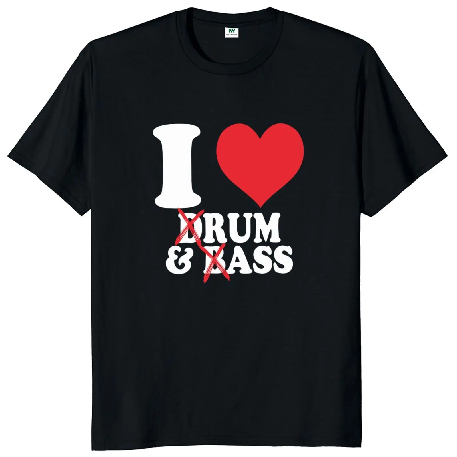 Drum & Bass Rum & Ass Lovers Men's T-shirt Back Print