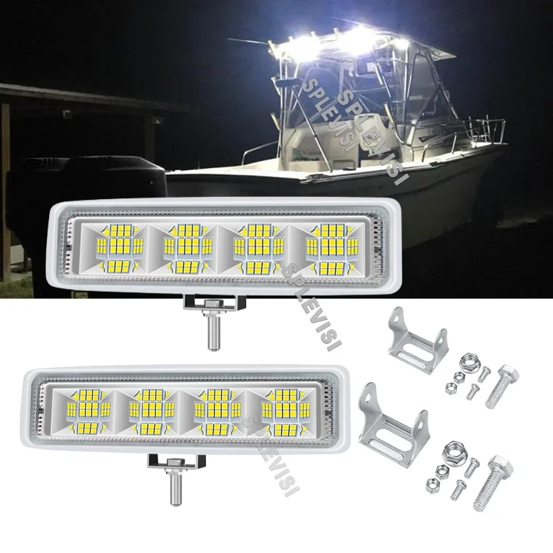 

12V Led Boat Lights Deck Dock Marine Light Lamp P67 Waterproof for Boat Pontoon T-top Light Headlight Spreader Navigation Light