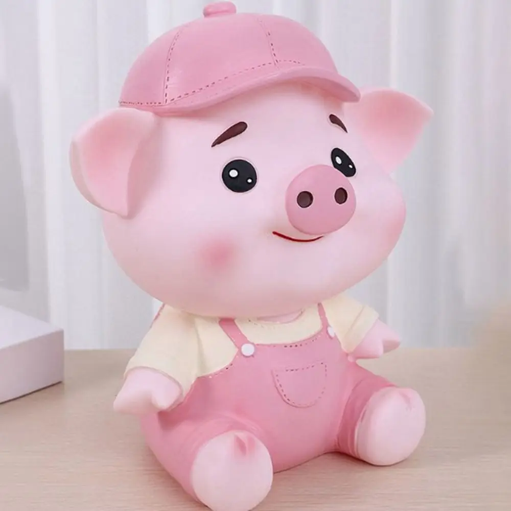 Creative Large Capacity Pig Savings Can Cartoon Anti-fall Animal Piggy Bank Cute Cartoon Piggy Bank Desktop 5