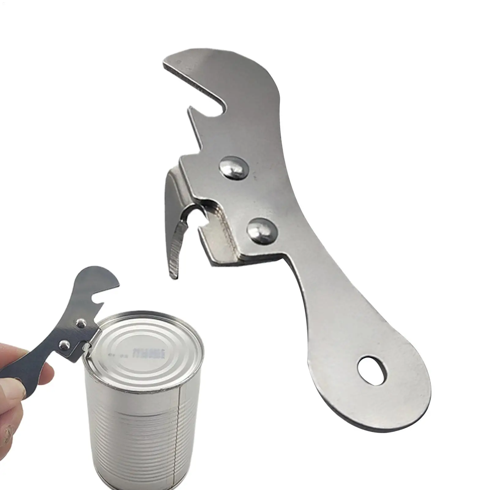 Can Opener Heavy Duty Stainless Steel Manual Jar Opener Tool Hand Tools Kitchen Gadgets Portable for Beer Beverage Men Women