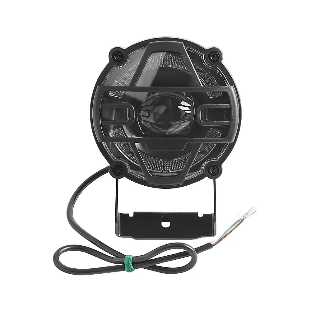 Elektrische Roller Front Licht 36V 48V Scheinwerfer Lampe Schneemobil Geländewagen Horn Scheinwerfer Aluminium Legierung Tragbare teil – Detail 9