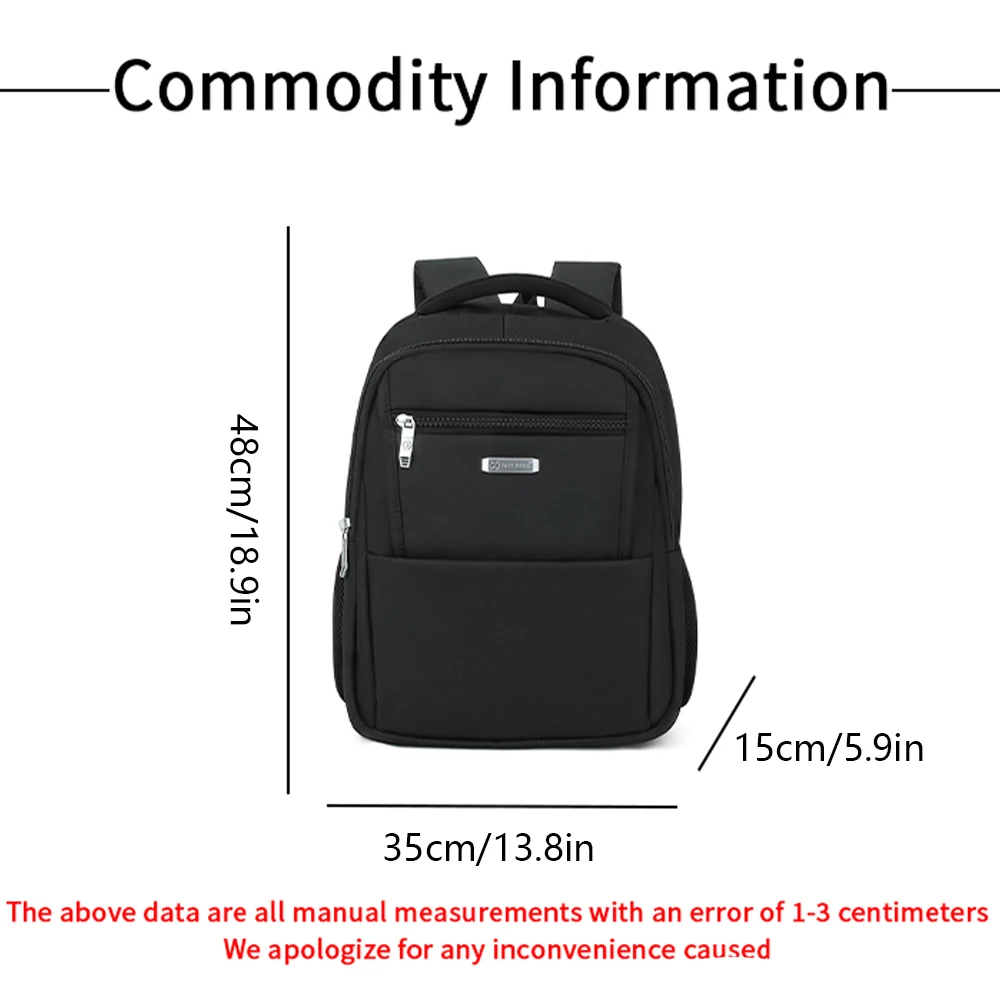1Pcs Large Capacity Men's Backpack, with Shockproof Computer Compartment, Multifunctional Casual Backpack, Suitable for Travel and Work