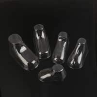 10PCS Clear PVC Child Booties Showcase Support Frame Feet Plastic Shoe Mold Baby Shoe Stretcher Socks Display Stand 2
