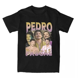 Vintage Bootleg Pedro Pascal Graphic T - Shirt - Unisex Short Sleeve Streetwear Plus Size - XXXL (0367)