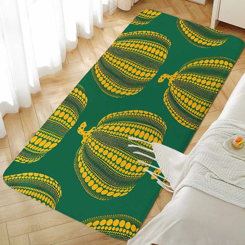 

Custom Mat A-Kusamas Treadmill Kitchen Carpet for Entrance Doormat Rug for Bed Room Floor Carpet Bathmat Home Decorations Rugs