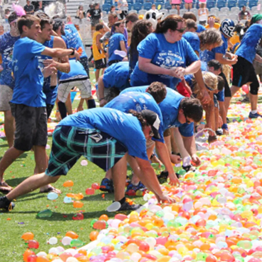 111pcs/bag Water Balloons Bunch Filled With Water Balloons Latex Balloon Toy Balloons Rapid Injection Summer Game Toy 3