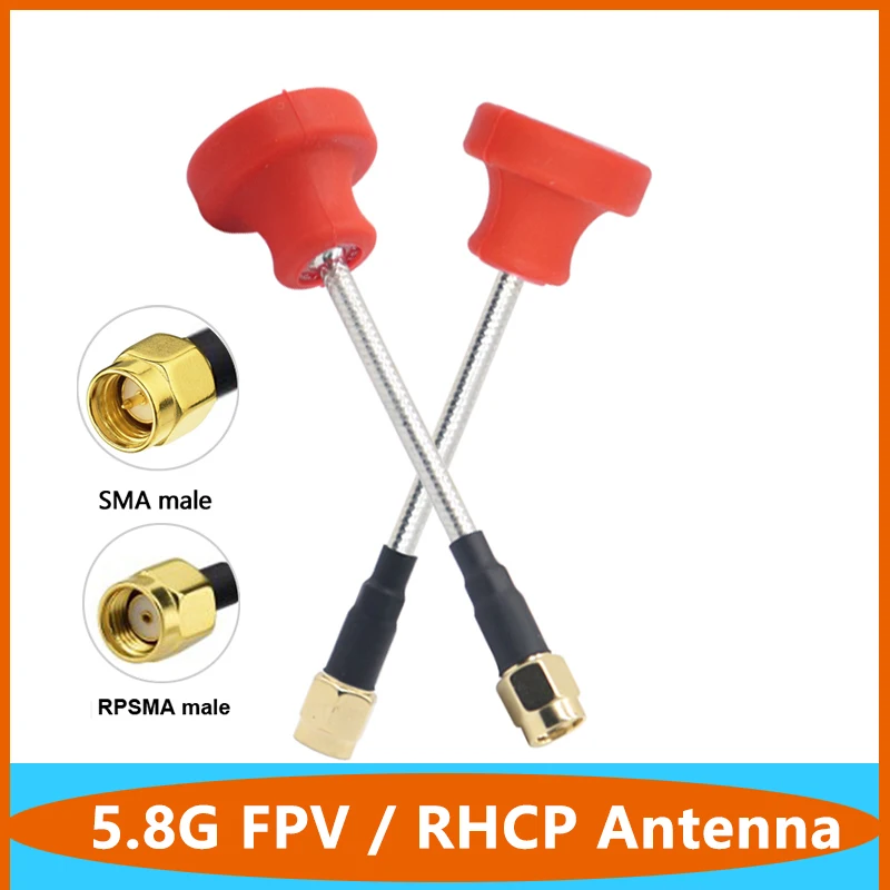 5.8G Pagoda FPV Clover Leaf Omni-Directional Circular Polarized 5.8Ghz Image Transmission Gain Antenna RPSMA SMA For Quadcopter