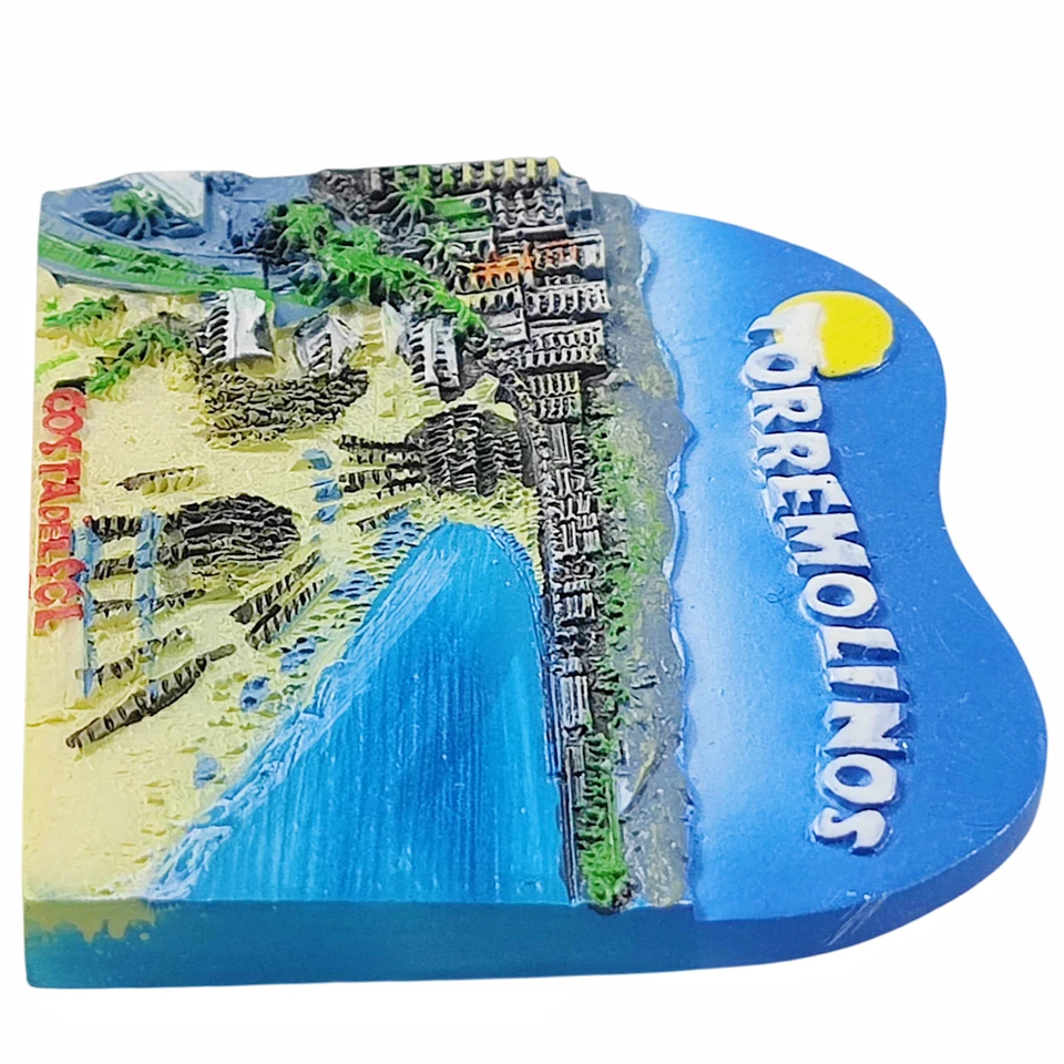 Spagna 3D Torremolinos magnete frigorifero souvenir regalo, resina fatta a mano Segovia frigorifero magnete casa e cucina decorazione collezione