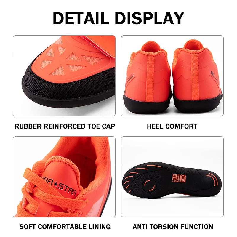 Solid Ball Shot Put Shoes Tug of War Shoes Men Women Outdoor TaoBo LARA STAR Pro Hook Loop Design Throwing