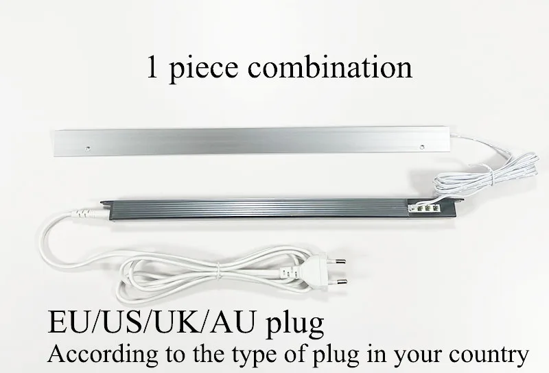 thumbnail image 1 of Tira de luces LED con haz oblicuo hacia adentro en ángulo de 45 grados para estantes de gabinetes, barra lateral, luz de CC de 12 V, cinta doble de 3 m, instalación ultrafina, 1 of 5