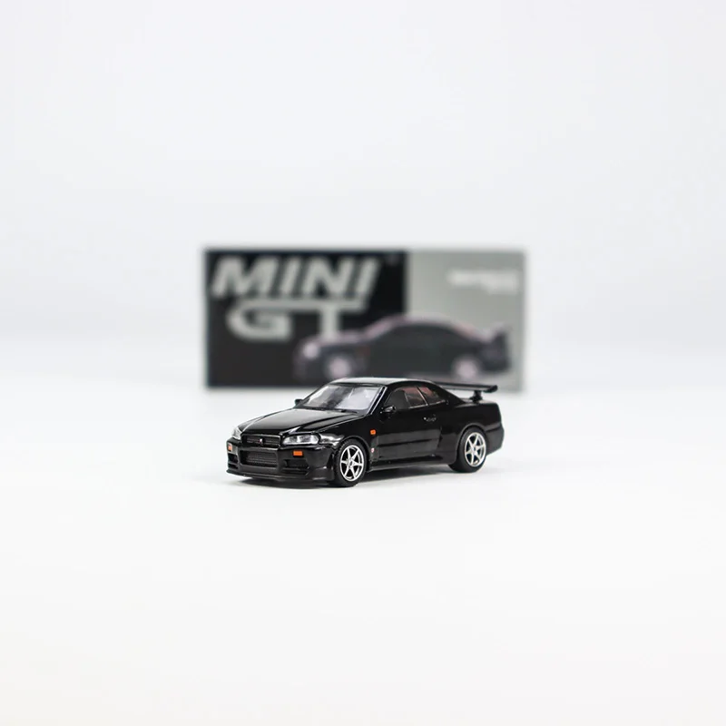 

MINI GT 1:64 Scale Nissan Skyline GT-R R34 V-Spec Alloy Car Model