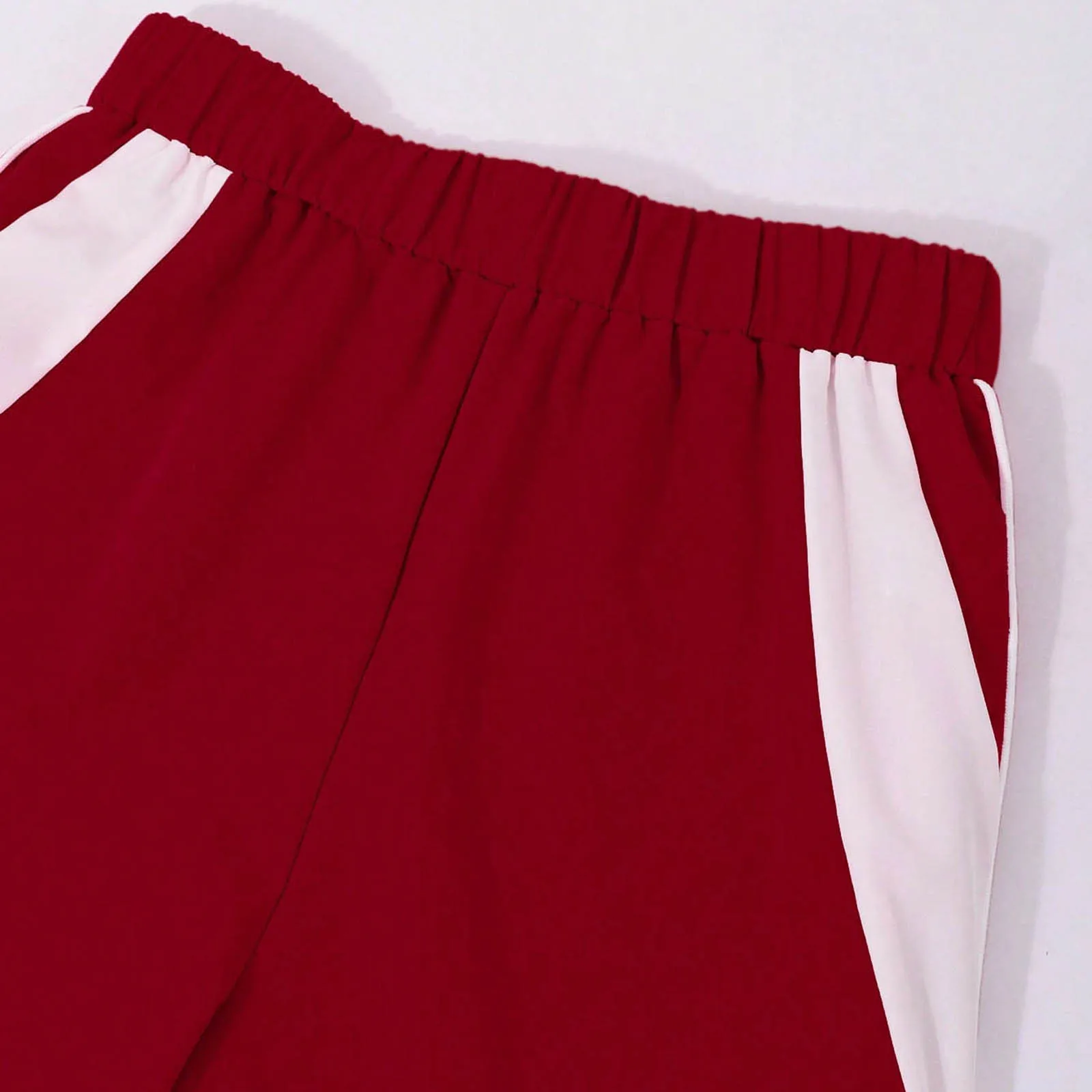 Completi per Ragazze Adolescenti, Set Casual Comodo e alla Moda per la Scuola, Top a Maniche Corte con Stampa e Pantaloni, Set Due Pezzi Verde Menta - immagine 4