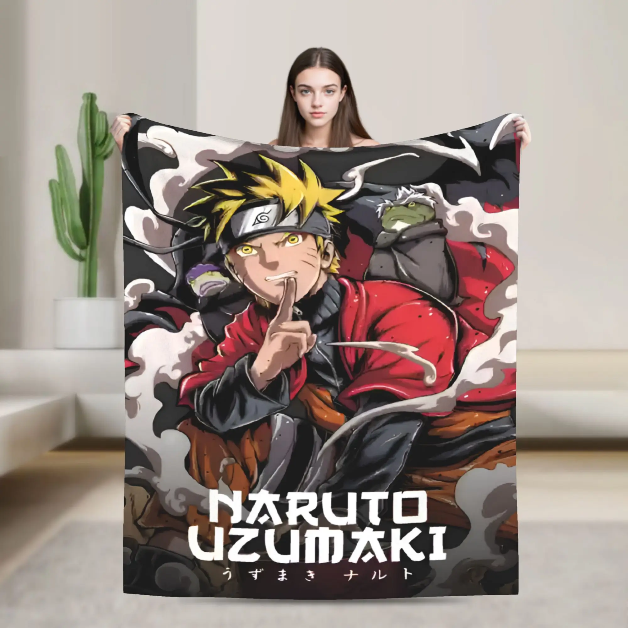 Luxurious Naruto Inspired Soft Fleece Blanket - Warm Flannel Manga Throw