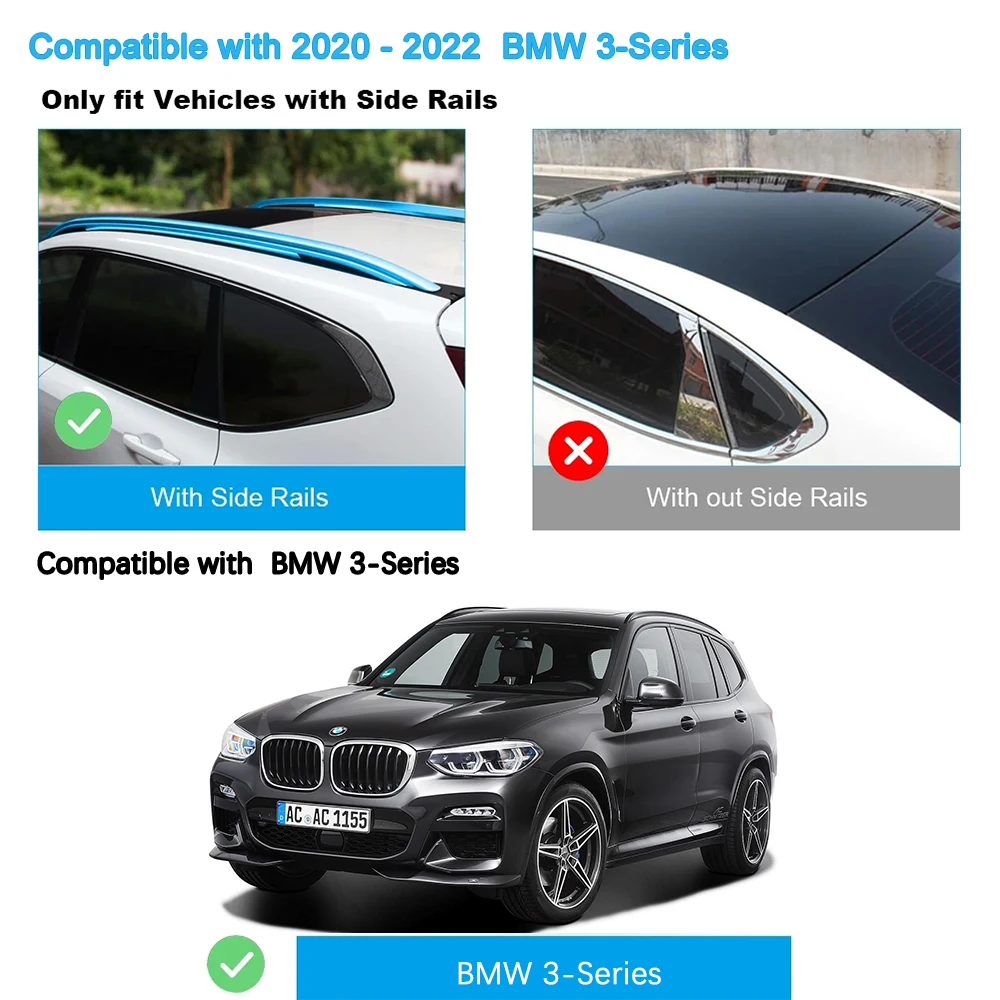 Tiger Barres De Toit Transversales Pour BMW Serie 3 F31 Touring 2012