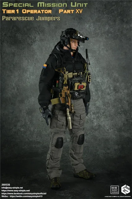 1/6 Easy&Simple ES 26053S Special Mission Unit Tire1