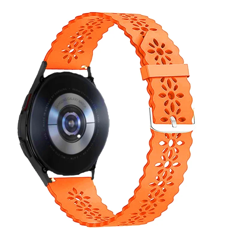 thumbnail image 1 of Correa deportiva con cordón para Samsung Galaxy Watch 7/4/5 Pro/6 Classic/Active 2, correa de silicona de 20 mm y 22 mm para mujer, pulsera Huawei GT 4-3-2-2e, 1 of 5