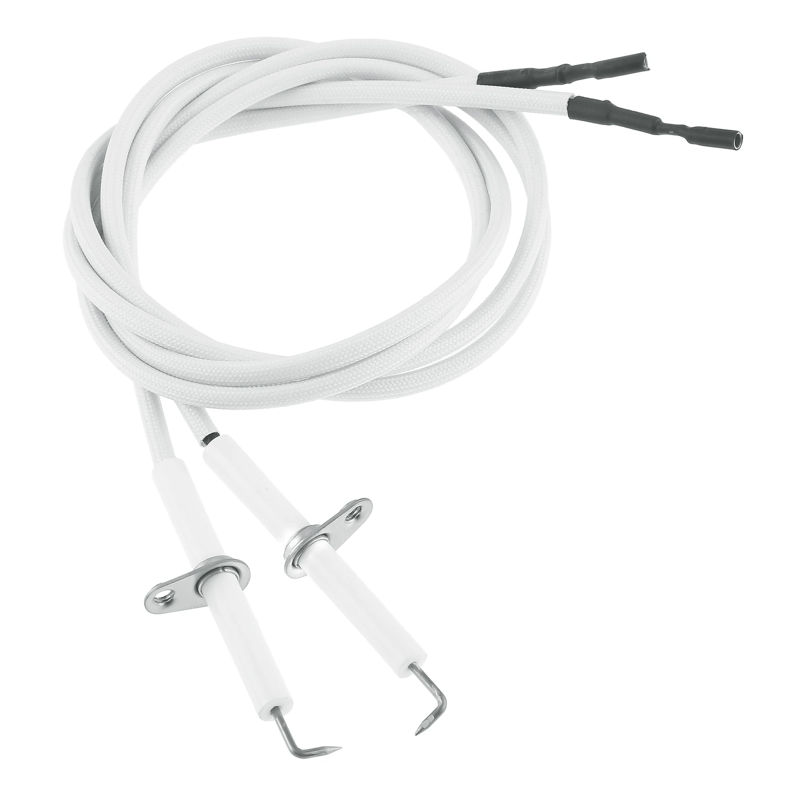 2 Pcs 700mm Ignition Spark Plug Wire Ceramic Igniter Electrode for Gas Grill/Gas Burner./Fire Pit/Fireplace Replacement Parts