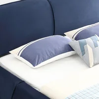 Lit doux en duvet simple, filet de gril conviviale ré, lit rouge, 1.8m, chambre principale, lit de mariage 4