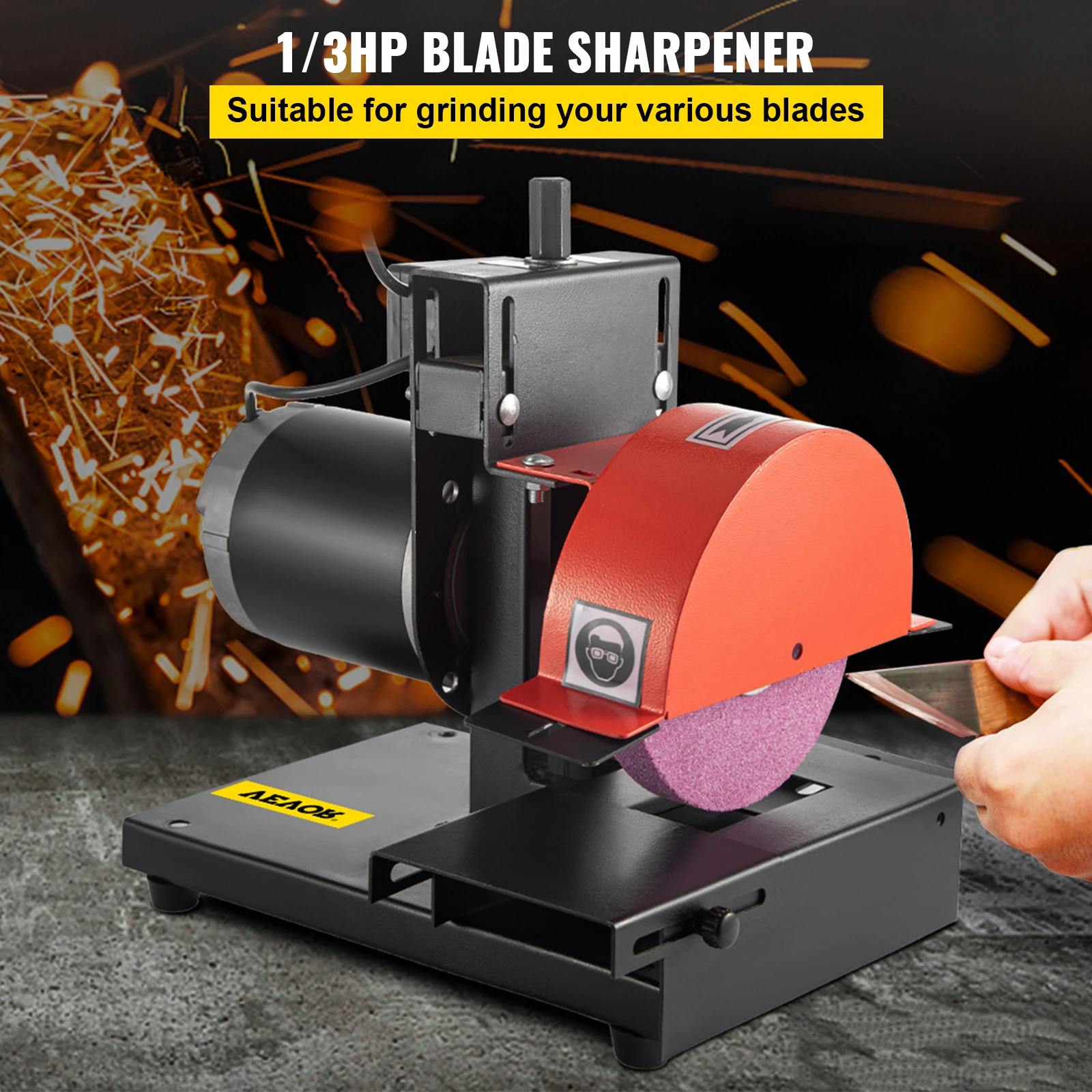 Vevor 280w Lawn Mower Blade Grinder 8in 
