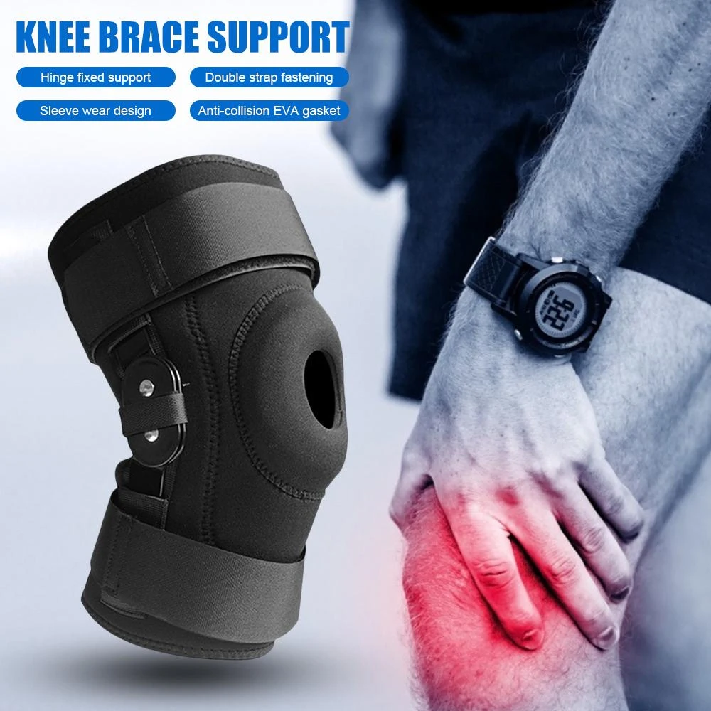 Hinged Knee Brace for Men Women, Knee Support Relief for Arthritis Joint, Swollen ACL, Tendonitis, Ligament and Meniscus Injury