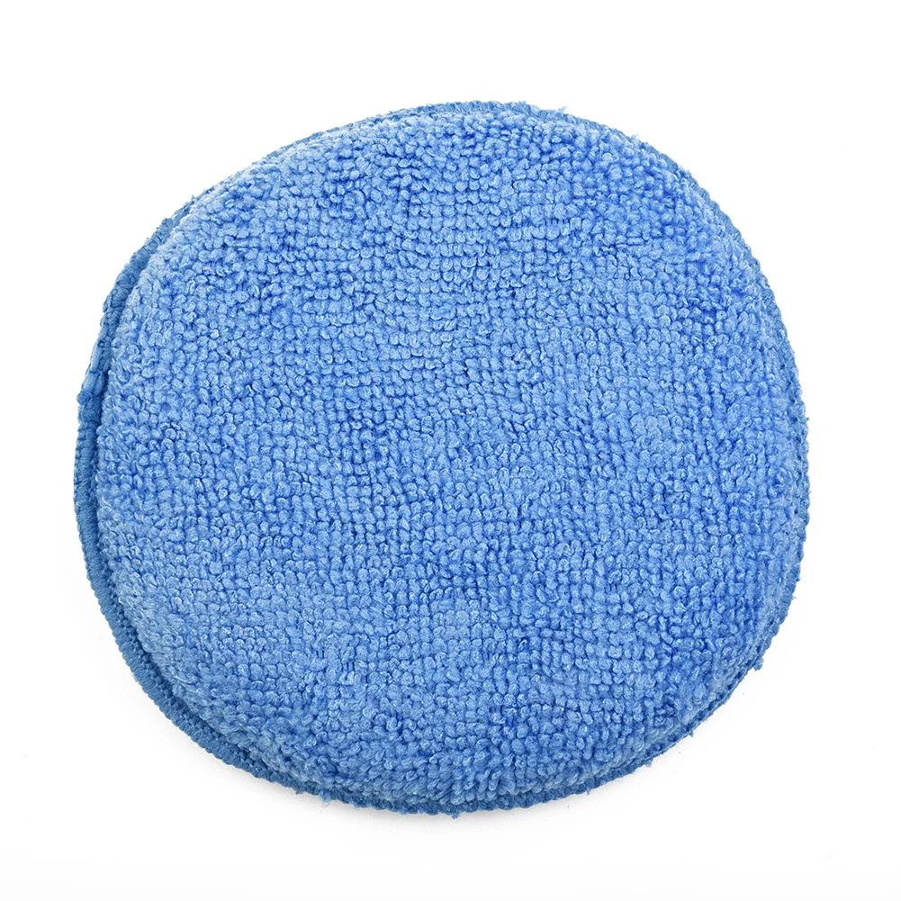 

24PCS 5inch Car Applicator Cleaning Polish Pad Foam Sponge Microfiber Waxing Wax Towel Sponge Brush Car Paint Care Cleaning