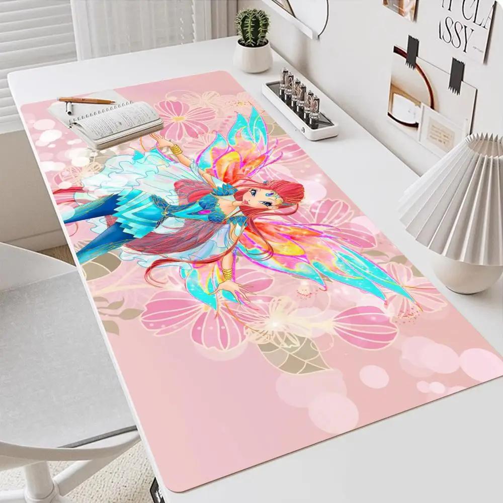 Winx Clubs Tappetino Per Mouse Tappetino Da Scrivania Per Computer Da Ufficio Tastiera Da Tavolo Accessori Per Computer In Gomma Naturale Tappetino Da