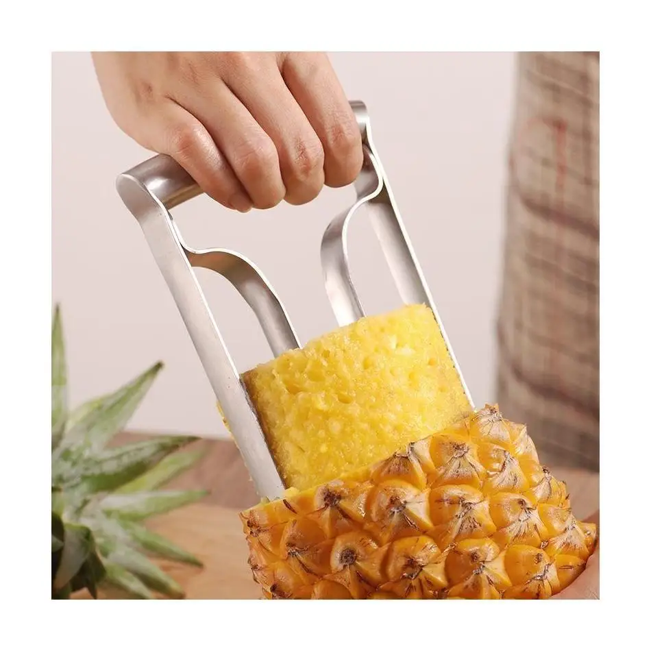 1Pcs Stainless Steel Pineapple Meat Extractor Portable High-quality Pineapple Core Remover Household Kitchen Fruit Peeling Tools
