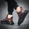 2024 Autumn Alligator pattern Men Sneakers Lace Up Casual Platform Vulcanized Shoes Male Anti-slip Running  Zapatillas Hombre 6