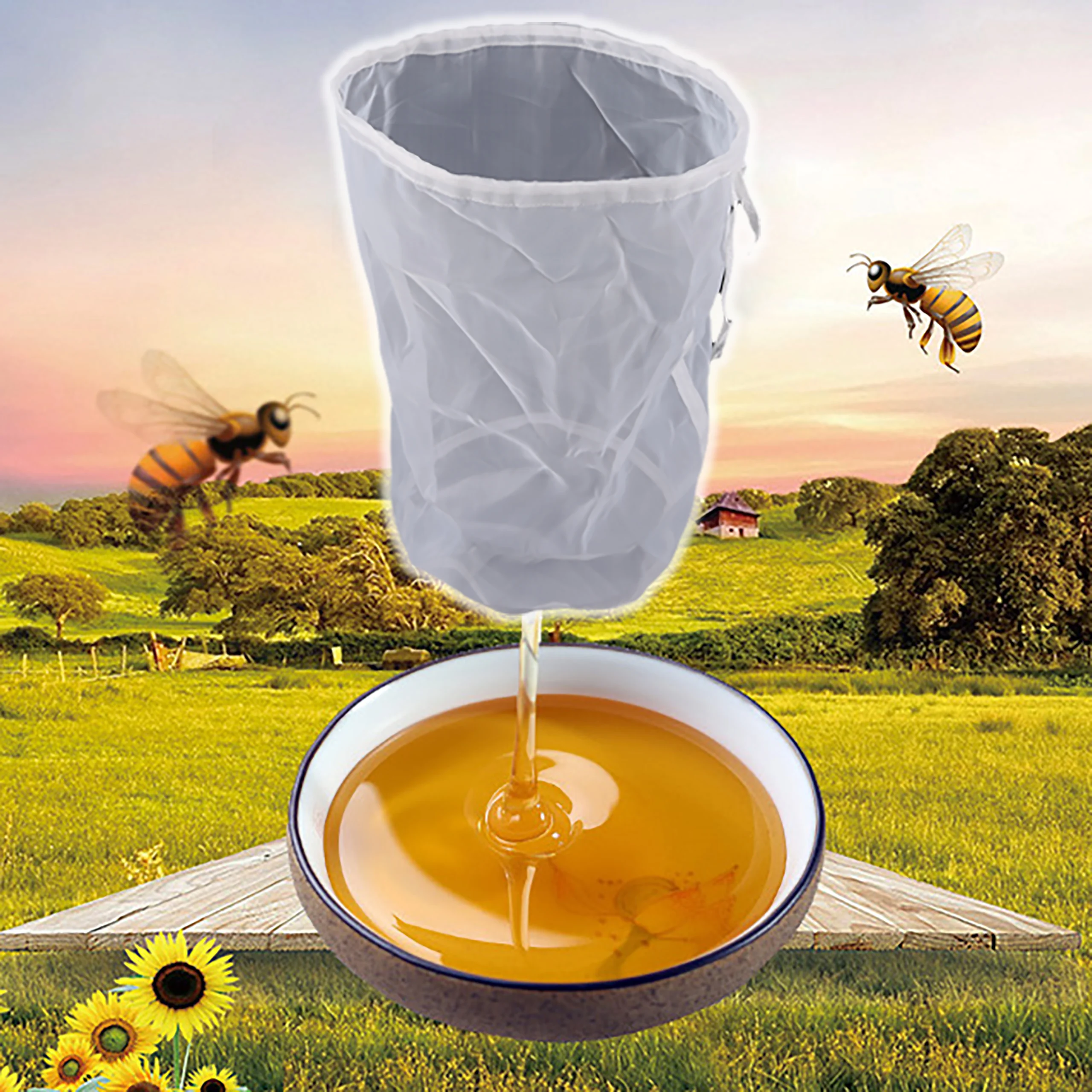 ⭐️ハニーストレーナー フィルターハニーシーブ 養蜂用ハニー多機能