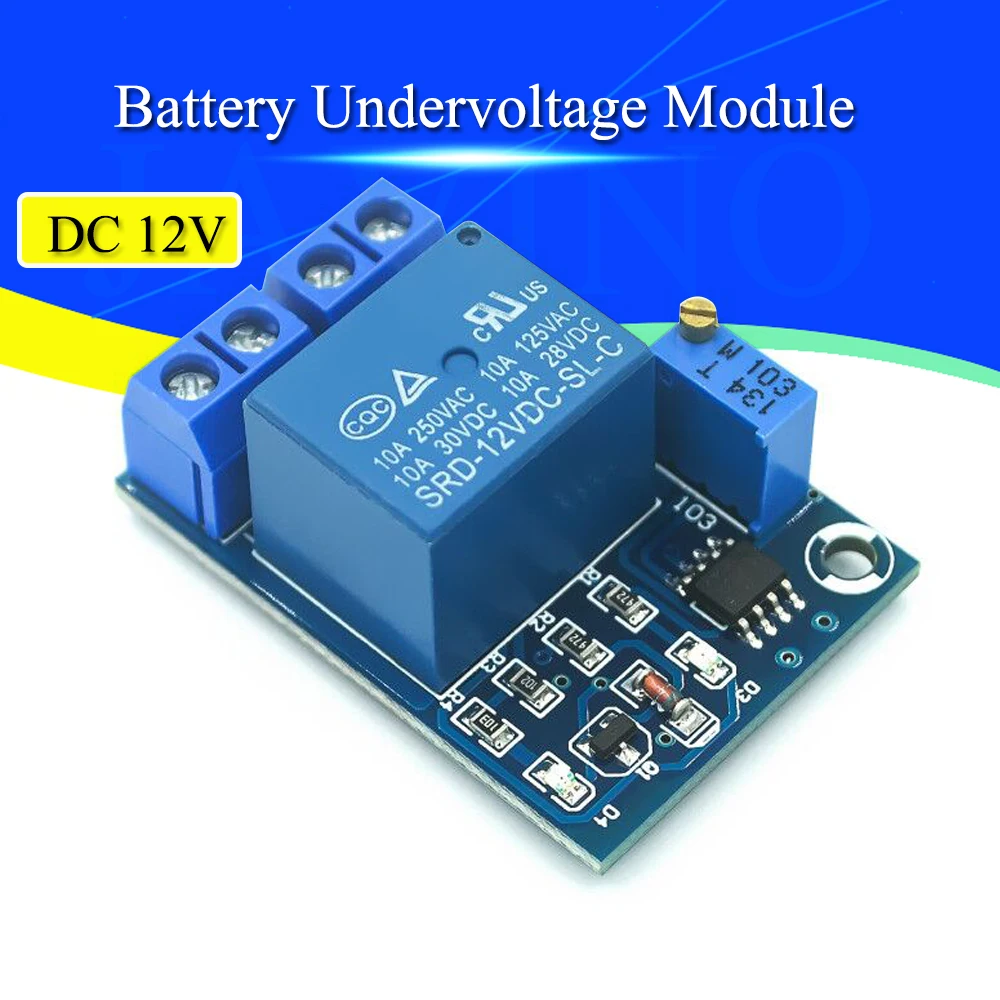 12V-48V Battery Low Voltage Protection Controller - Undervoltage Cut Off Automatic Switch Panel - View #9