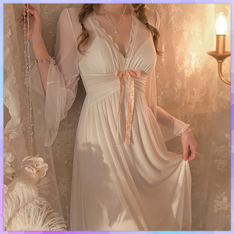 

Plus Size Homewear Satin Nightgown Lady Sexy Nightwear Silk Nighties Korean Pajamas Night Dress Women Sleeveless Sleepwear