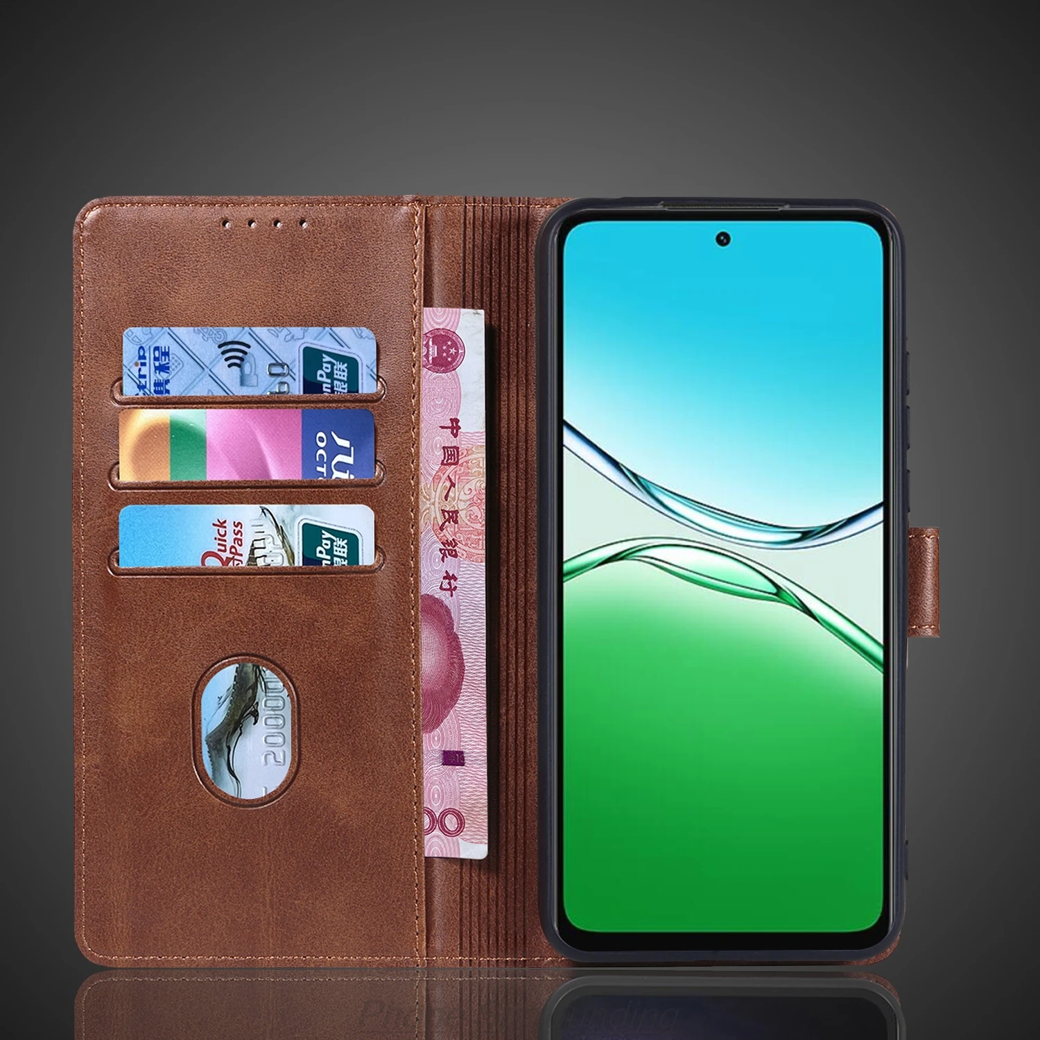 Elegant Wallet Flip Leather Phone Case - Premium Protective Cover and Holster