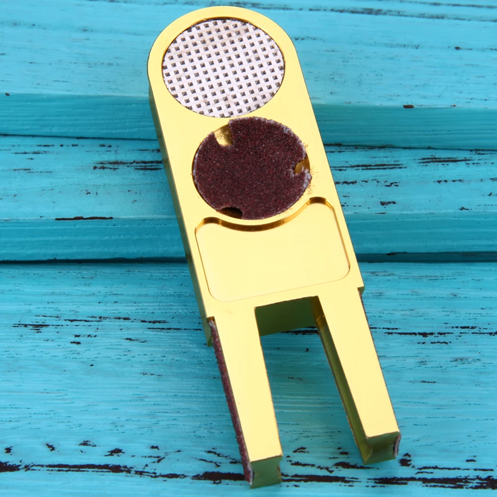 U Shaped Cue Tip Trimmer Multi-Function Billiards Pool Cue Tip Sharper Tool Metal Cue Tip Sander Billiard Accessories