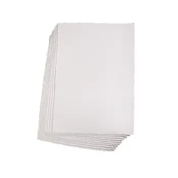 10 Fogli di Carta per Acquerello in Cotone di Alta Qualità con Bordi Strappati a Mano A4/A5/A6, Carta da Disegno a Media Trama per Studenti