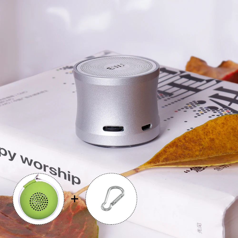 EWA-altavoz inalámbrico A109Mini con Bluetooth, dispositivo de sonido grande y bajos para teléfono/portátil/Pad, compatible con tarjeta MicroSD, portátil, 5,0