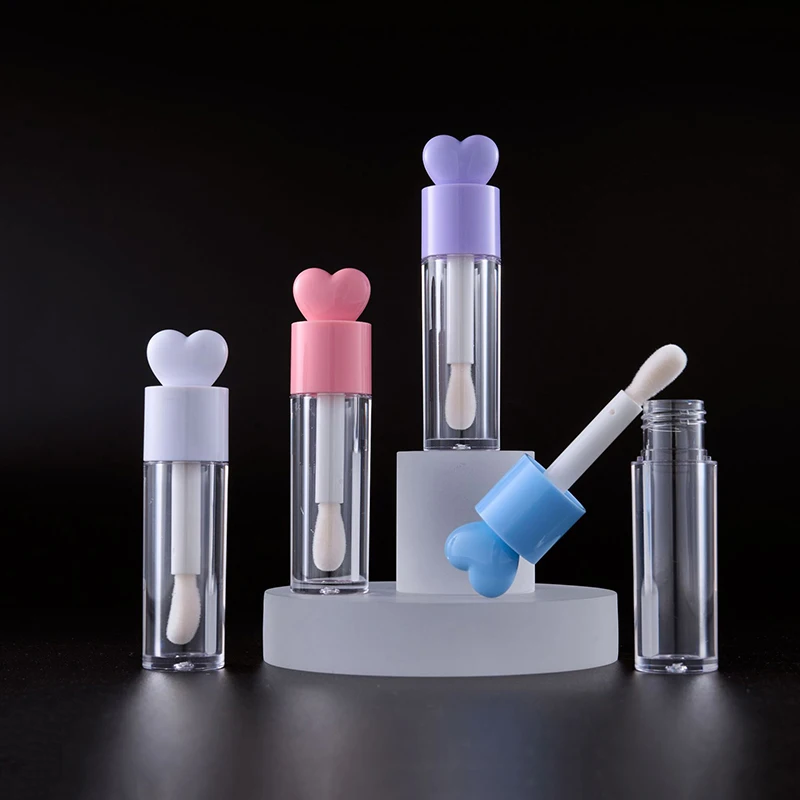 Portable Matte Lip Gloss Tube with Large Brush