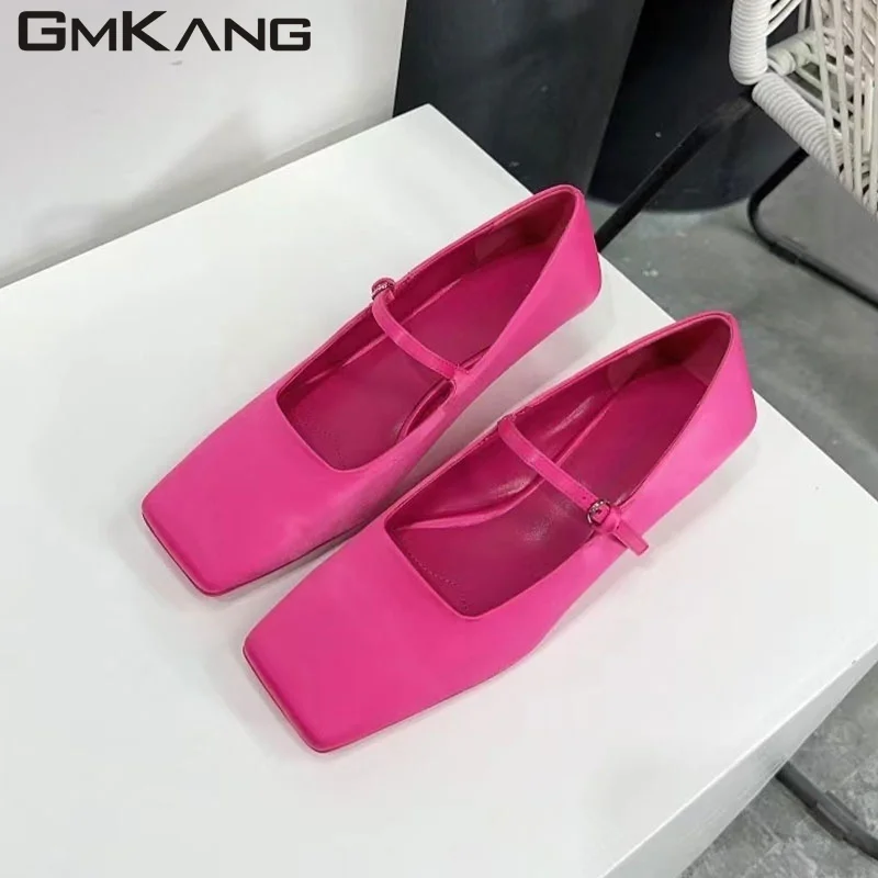 

New Square Heels Women Pumps Patent Leather Black White Red Party Prom Shoes Ladies Chunky High Heels Runway Shoes Woman
