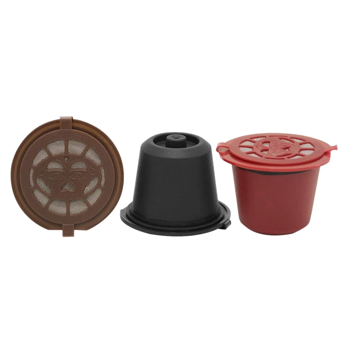 Refillable Reusable Espresso Capsule Nespresso Coffee Machine Reusable Capsule Refill Empty 3 Pcs reusable coffee capsules